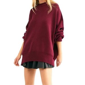 Free People Easy Street Oversized Tunic Sweater